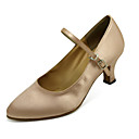 Ballroom Dance Shoes Satin Upper Closed Toe Women's Dance Shoes Modern Shoes