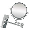 recto-verso 1x-3x réglable ronde mural chromé miroir