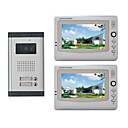 Infrared Video Door Phone System (2 LCD Screens, Easy Installation)