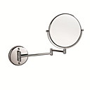 3x rond agrandissement mural chromé miroir avec fond rond fixé