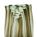 100% Human Remy Hair 20" Clips In Hair Extensions