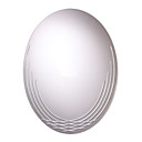 salle de bain miroir oblong avec décoration linellae croix