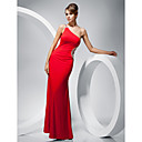 Trumpet/ Mermaid One Shoulder Floor-length Evening Dress
