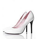 los tacones altos de charol superior cerrado dedos de los pies de zapatos de moda (0985-hg053-3)