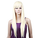 Capless Silk Straight 22" 100% Imported heat-resistant Fiber Hair Wig