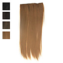 100% di calore-friendly clip di fibra di diritto serico in hair extension 4 colori disponibili