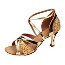 personnaliser les performances de danse chaussures similicuir / Paillette supérieure chaussures latines pour les femmes