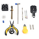 22pcs relógio kit de ferramentas de reparo com abridor de caixa do relógio