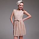 ts robe à pois cravate jacquard arc en mousseline de soie