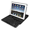 Estuche con Soporte Giratorio de 360 grados y Teclado Inalámbrico Bluetooth QWERTY para el iPad 2 y el Nuevo iPad