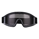 exterior de seguridad de protección ocular de malla de metal escudo gafas - negro