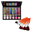 soyeux 78 couleurs de maquillage des yeux palette de fards à joues et ombre (avec des brosses libres)