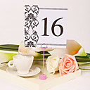 Square Table Number Card – Vintage Vines (Set of 10)