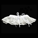 Satin Garter With Elegant Lace Trim
