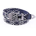 Fashion Diamond Leather Belt