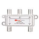 4 Way CATV Cable TV Antenna RF Signal Coaxial Splitter