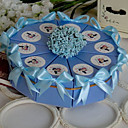 bébé la lumière du ciel bleu souffle faveur boîte à gâteau (jeu de 10)