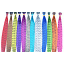 100 Pcs Grizzly Synthetic Feather Hair Extension - 12 Colors Available