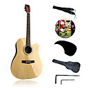 41 "paquete de la guitarra acousitc madera de tilo-original-lacado