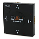 3-Poorts HDMI-switch voor TV (1080P)