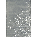Acrylic Tufted Area Rugs with Flowering Straw Pattern