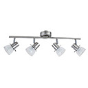 Metal  Semi Flush Mount with 4 Lights - Downward
