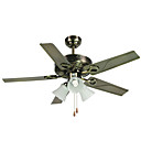 5 - Blade Two - Way Mode Ceiling Fan with 3 Lights in 3 Speed