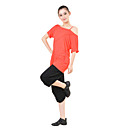 Women's Cotton Keyhole Back Modern Dance Tunic Top More Colors