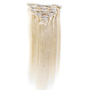 100% Indian Remy Hair 18 Inch 7Pcs Silky Straight Clip In Hair Extensions 26 Colors Available