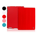 4 cas plié en cuir PU avec support pour le nouveau iPad (couleurs assorties)