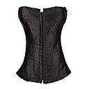 cetim frente corset fechamento busk combinando com calcinha