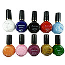 10 cores puras cores uv construtor gel unha arte 10ml