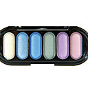 6 Colors Colorful Shimmer Eye Shadow