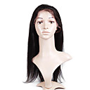 Glue-Less Hand-tied Lace Front Yaki Straight 18 Inch Indian Remy Hair Wig