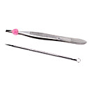 Eyebrow Tweezers And Acne Needle (2-Piece)