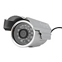 Stand Alone All Metal Security Camera with SD Card Slot (TV-Out, 24 IR LEDs)