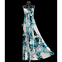 Blue Abstract Big Beach Dress