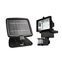 56 LED White Solar PIR Motion Sensor Wall Light