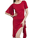 Women's Polyester With Ruffles Latin Dance Outfit More Colors