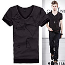 les hommes de ventes de la marque populaire occasionnels v-neck t-shirt