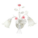Country Style Ceramic Wall Light with 2 Lights