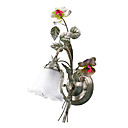 Country Style Wall Light with 1 Light Floral Design