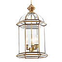 stijlvolle 3 - licht hanglamp in gouden