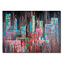 Hand-painted Abstract Oil Painting with Stretched Frame