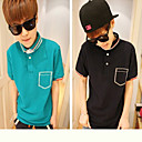 Simple Cotton Men's Short Sleeve Polo Shirt