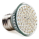 E27 60-LED 300LM 2-2.5W 6000-6500K White Spot Bulbs (220-240V)