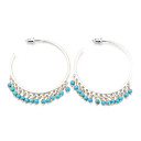 Fashion Natural Stone Alloy Earrings