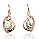 Fashion Rhinestone Alloy Drop Earrings