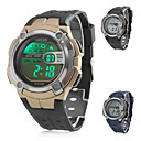 Men's Multi-Colored Lights and Multi-Functional Rubber Digital Automatic Wrist Watch (Assorted Colors)