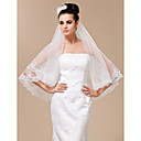 Marvelous 1 Layer Fingertip Length Wedding Veil